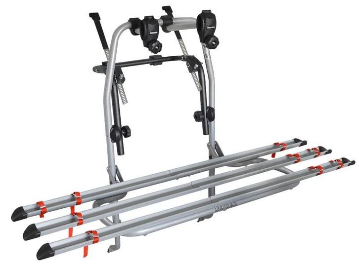 Fietsdrager Menabo Logic 3, Auto diversen, Fietsendragers, Gebruikt, Achterklepdrager, 3 fietsen of meer, Brede banden, Elektrische fiets