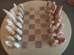 Origineel schaakspel van roze zeepsteen uit Kenia / Afrika, Ophalen