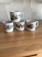 Marjolein bastin ,serie Libelle ,4 bekers ,Wedgwood, Huis en Inrichting, Ophalen of Verzenden, Porselein, Wedgwood