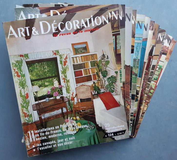 Art et Décoration — 15 magazines, Antiquités & Art, Antiquités | Livres & Manuscrits, Enlèvement ou Envoi