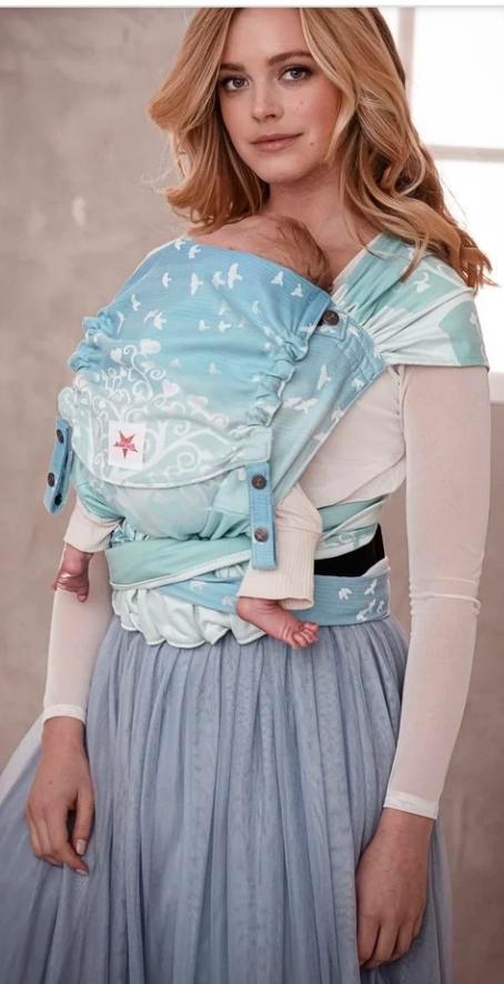 Meitai/ Taitai/ van Kokadi babysize, Kinderen en Baby's, Babydragers en Draagdoeken, Zo goed als nieuw, Draagdoek, Rug, Ophalen of Verzenden