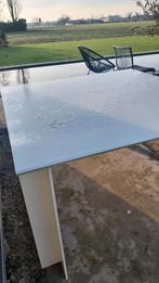 Tuintafel glas., Ophalen, Zo goed als nieuw, Vierkant, Overige materialen