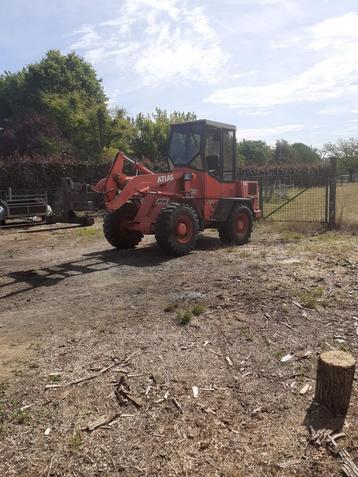 Chargeuse sur pneus Atlas 52C, Enlèvement, Bulldozer
