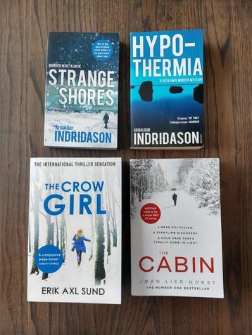 Scandinavische thrillers, kookboeken, kunstboeken beschikbaar voor biedingen