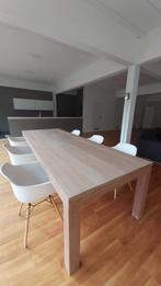 Massieve houten tafel, Huis en Inrichting, Tafels | Eettafels, Zo goed als nieuw, Ophalen