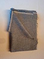 Stuk stof 70 x 150 cm blauw-beige visgraatmotief, Hobby en Vrije tijd, Stoffen en Lappen, Overige materialen, Blauw, 120 cm of meer