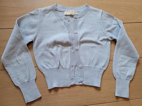 Lichtblauwe cardigan - Scapa - maat 8 jaar (128), Kinderen en Baby's, Kinderkleding | Maat 128, Gebruikt, Meisje, Trui of Vest