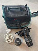 Canon eos 350D-twee lenzen+ tas, Ophalen of Verzenden, Camera