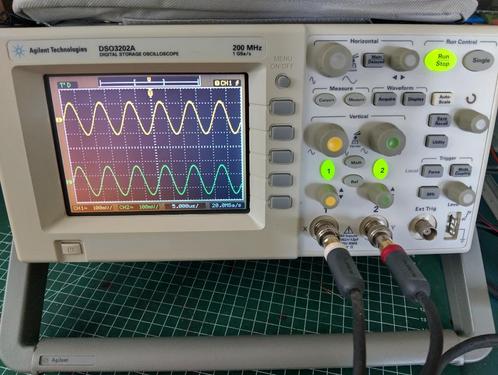 Oscilloscoop Agilent DSO3202A-  2X 100MHZ, Doe-het-zelf en Bouw, Meetapparatuur, Zo goed als nieuw, Overige meters, Ophalen of Verzenden
