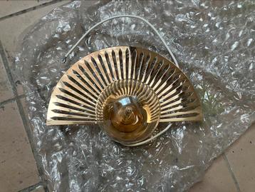 Brons/goud wandlamp  beschikbaar voor biedingen