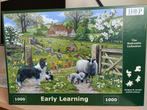Puzzel HOP  " Early leurning"  1000 stukjes, Hobby en Vrije tijd, Denksport en Puzzels, Ophalen of Verzenden, 500 t/m 1500 stukjes