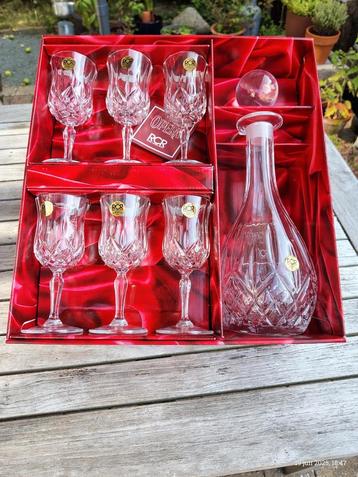 RCR Royal Crystal Rock karaf met 6 glazen beschikbaar voor biedingen