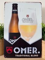 Metalen reclamebord Omer, Ophalen of Verzenden, Nieuw, Reclamebord, Plaat of Schild