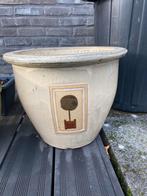 Mooie stenen pot, Tuin en Terras, Ophalen, Zo goed als nieuw