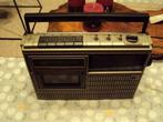draagbare radio met cassettedeck, Audio, Tv en Foto, Radio's, Ophalen of Verzenden, Gebruikt, Radio