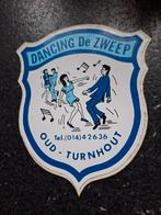 Sticker café dancing De Zweep Oud-Turnhout Turnhout, Ophalen of Verzenden, Zo goed als nieuw, Bedrijf of Vereniging