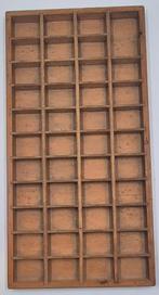 houten drukdoos, Ophalen