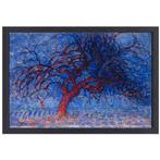De rode boom - Piet Mondriaan canvas + baklijst 70x50cm, Huis en Inrichting, Nieuw, Verzenden