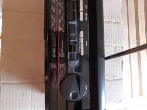 Radio-Cassettespeler SANYO (1990), Audio, Tv en Foto, Radio's, Gebruikt, Radio, Ophalen