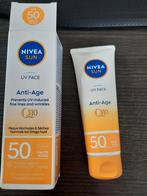 Nivea sun anti-age uv face F50, Ophalen of Verzenden, Zo goed als nieuw