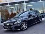 Mercedes-Benz C-CLASS 200 AMG LINE / APPLE CARPLAY / LEATHER, Auto's, Gebruikt, 4 cilinders, 136 pk, Zwart