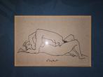 Constant Nieuwenhuijs  Cobra Groep  Erotische Tekening op pa, Antiek en Kunst, Ophalen