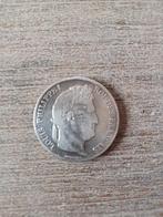 zilveren munt 1838  5 fr louis philippe frankrijk, Enlèvement ou Envoi, France, Monnaie en vrac, Argent