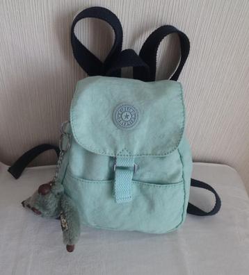 Kipling mintgroen + mini-rugzak met aap beschikbaar voor biedingen