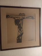 A. Servaes : Le Christ en croix (reproduction), Enlèvement