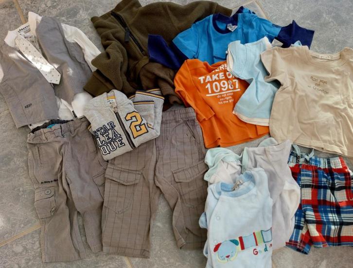 Pakket jongenskleding mt 74 - meer dan 10 stuks voor 10 euro, Enfants & Bébés, Paquets de vêtements pour enfants, Enlèvement