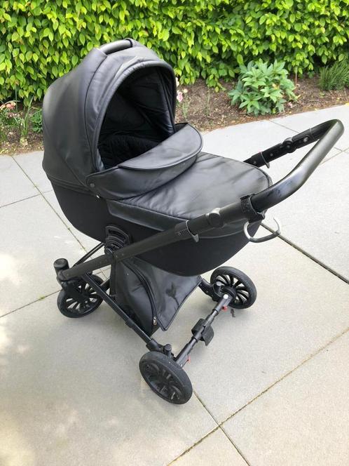 Kinderwagen Anex Cross (zwart), Kinderen en Baby's, Buggy's, Zo goed als nieuw, Overige merken, Duomodel, Regenhoes, Verstelbare rugleuning