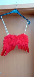Déguisement ailes rouges en plumes, Hobby & Loisirs créatifs, Enlèvement ou Envoi, Utilisé, Costume