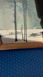 Winterlandschap. Constant permeke. Niet op doek, Antiek en Kunst, Ophalen