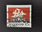 Singapour 1986 - colombes de la paix, Affranchi, Enlèvement ou Envoi