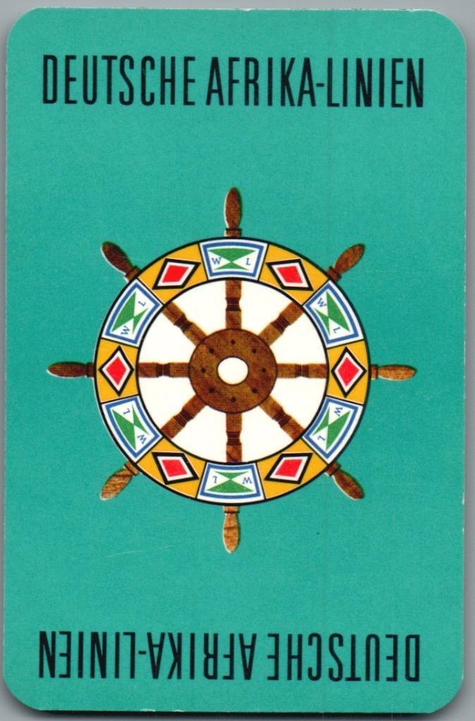 speelkaart - LK13068 - Deutsche Afrika Linien, Verzamelen, Speelkaarten, Jokers en Kwartetten, Zo goed als nieuw, Speelkaart(en)