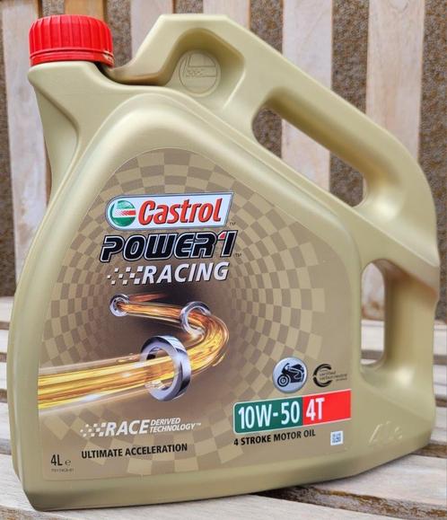 Castrol POWER1 RACING 4T 10W-50 huile moto, Motos, Pièces | Toutes-marques, Neuf, Enlèvement ou Envoi
