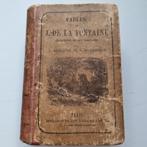 Oud boek „Les Fables de La Fontaine"_ 1882, Ophalen of Verzenden