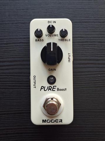 Mooer Pure Boost, Enlèvement ou Envoi, Comme neuf, Distortion, Overdrive ou Fuzz