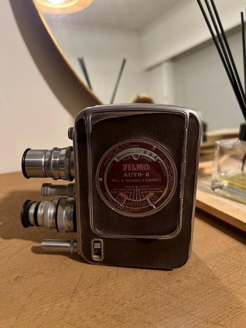 Vintage Bell & Howell Filmo Auto 8 Video Camera jaren '40, Audio, Tv en Foto, Fotocamera's Analoog, Gebruikt, Compact, Overige Merken