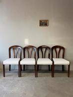 Vintage, retro stoelen geherstoffeerd, Huis en Inrichting, Ophalen, Zo goed als nieuw, Stof