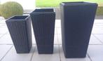 Bloembakken 3 reeks, Tuin en Terras, Ophalen, Tuin, Kunststof, Zo goed als nieuw