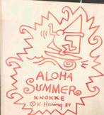 Keith Haring(after)artprint op glossy paper, Ophalen of Verzenden