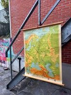 Vintage kleinere schoolkaart Oost Europa, Antiek en Kunst, Antiek | Schoolplaten, Ophalen