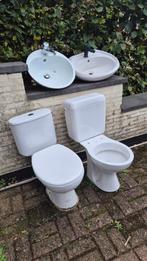 Gratis wc en lavabo, Doe-het-zelf en Bouw, Sanitair, Ophalen, Gebruikt
