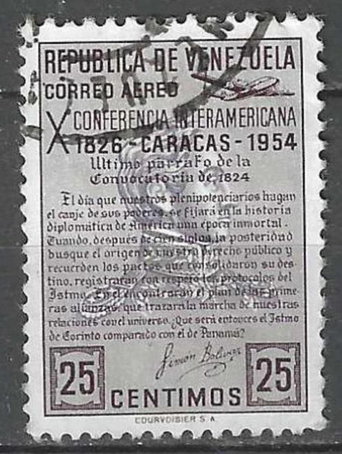Venezuela 1953 - Yvert 556PA - Conferentie Interamerika (ST), Postzegels en Munten, Postzegels | Amerika, Gestempeld, Verzenden