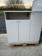 125x70x124h meuble bois blanc, Enlèvement