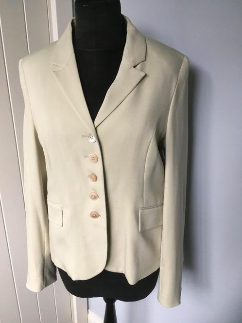 Blazer d'été Scapa vert clair-beige - 38/40, Vêtements | Femmes, Vestes & Costumes, Comme neuf, Manteau, Taille 38/40 (M), Beige