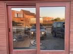 ramen en deuren, Doe-het-zelf en Bouw, Raamkozijnen en Schuifdeuren, Ophalen, Gebruikt, Hout, Inclusief glas