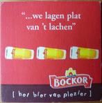 Bierviltje Bockor We lagen plat van 't lachen ..., Verzamelen, Ophalen of Verzenden, Zo goed als nieuw, Overige merken