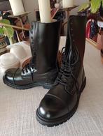 Paar zwarte leren militaire rangerlaarzen voor heren, Kleding | Heren, Schoenen, Zwart, Boots, Nieuw, Ophalen of Verzenden